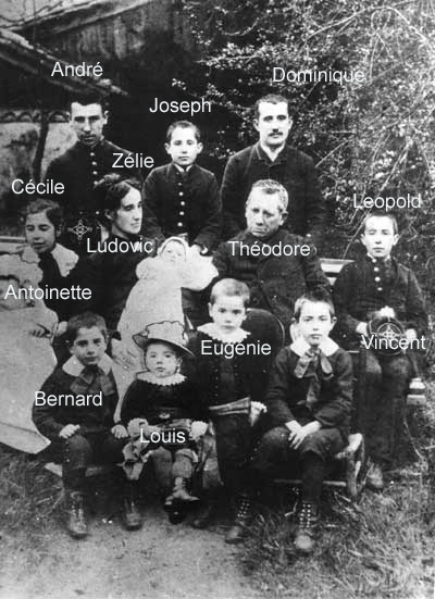 Famille Navarre de Tartas 1889